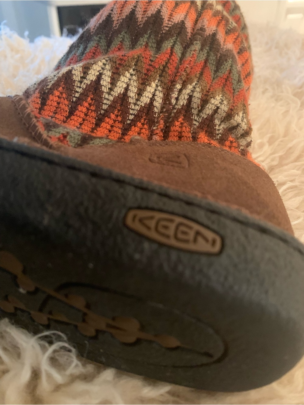 Keen Brown Suede Slip-On Boots - Picture 6 of 8